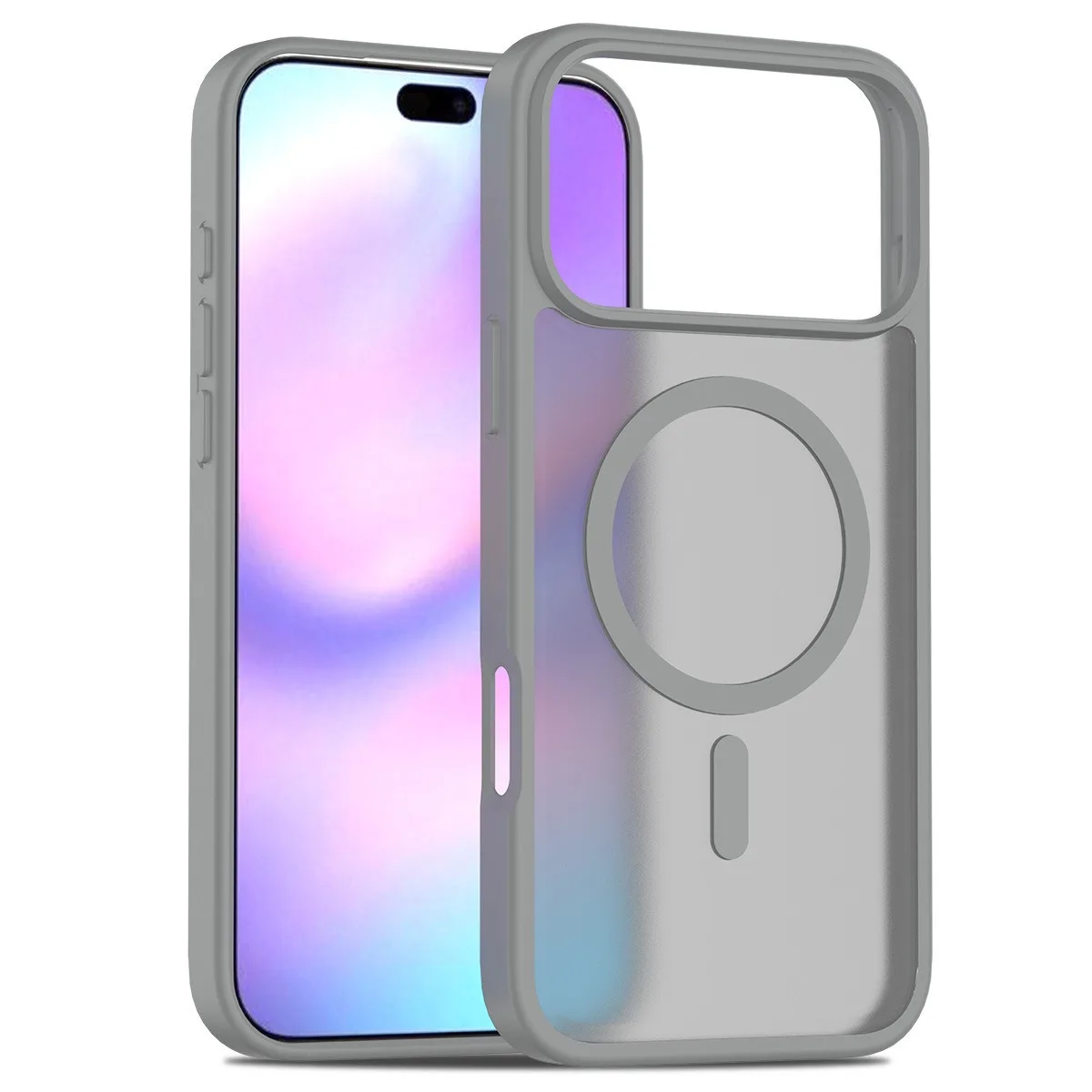 Funda mate para Magsafe iPhone 17 Pro Max Air 16 Plus 15 14 13 12 11 17Pro iPhone17 16Pro 15Pro Mag accesorios de cubierta de teléfono seguro - imagen 5