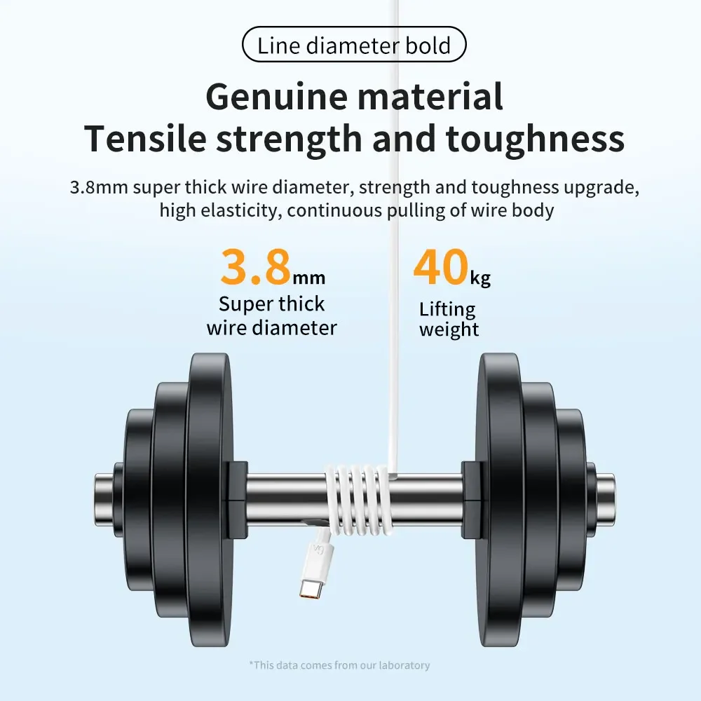 Cable USB tipo C 6A cable de carga rápida para Samsung S21 S20 Huawei P40 P30 Xiaomi 12 5A cable cargador súper rápido cable de datos - imagen 4