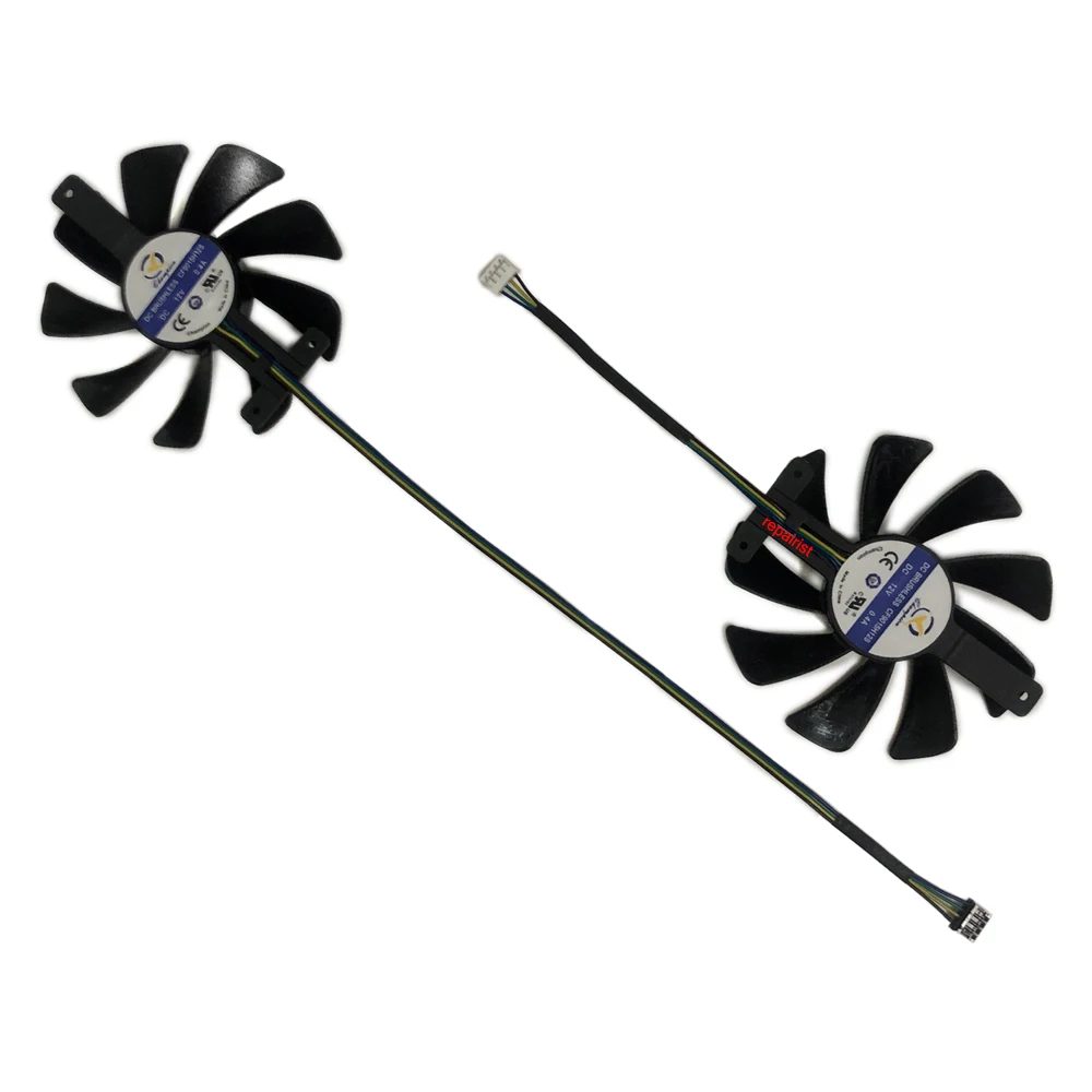 2Pcs/Set CF9015H12S,GPU Enfriador de ventilador,Ventilador de tarjeta gráfica,Para ZOTAC GeForce RTX 2080 Ti 11GB Twin Fan,para ZOTAC GeForce RTX 2080 8GB Twin Fan,para ZOTAC GeForce RTX 2070 Super Twin Fan - imagen 5