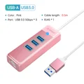USB A 50cm Pink