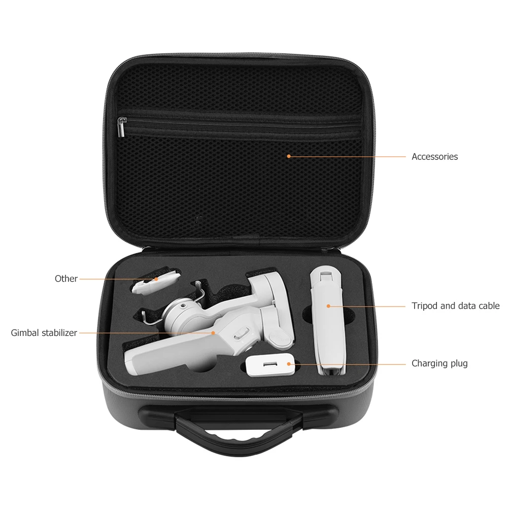 Estuche de transporte portátil para DJI OM 4/OSMO MOBILE 3, cardán de mano, bolso de mano, Maleta, caja protectora, Organizador - imagen 5