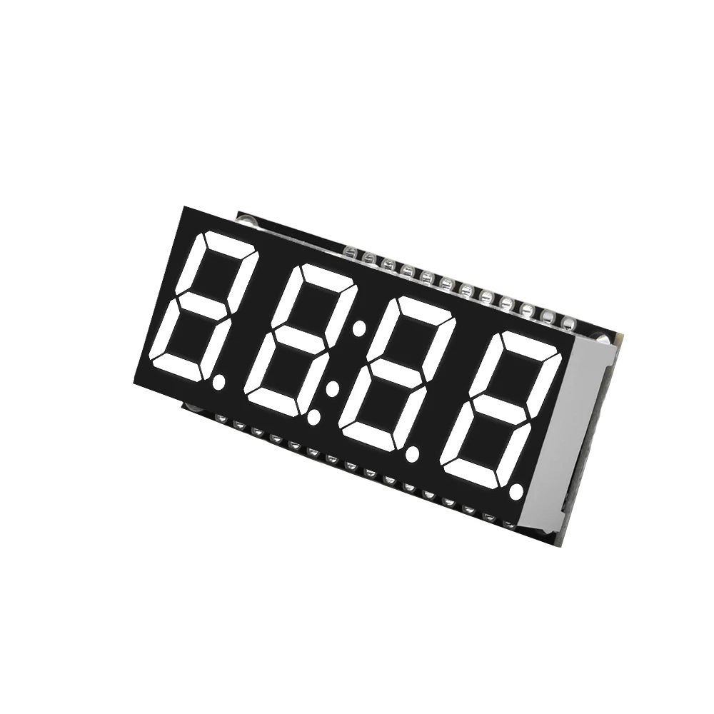 Módulo de pantalla de reloj de Panel de pantalla de 0,56 pulgadas, 4 bits, 7 segmentos, HT16K33, controlador I2C Pin Pinout, módulos de pantalla sin soldadura DIY - imagen 4