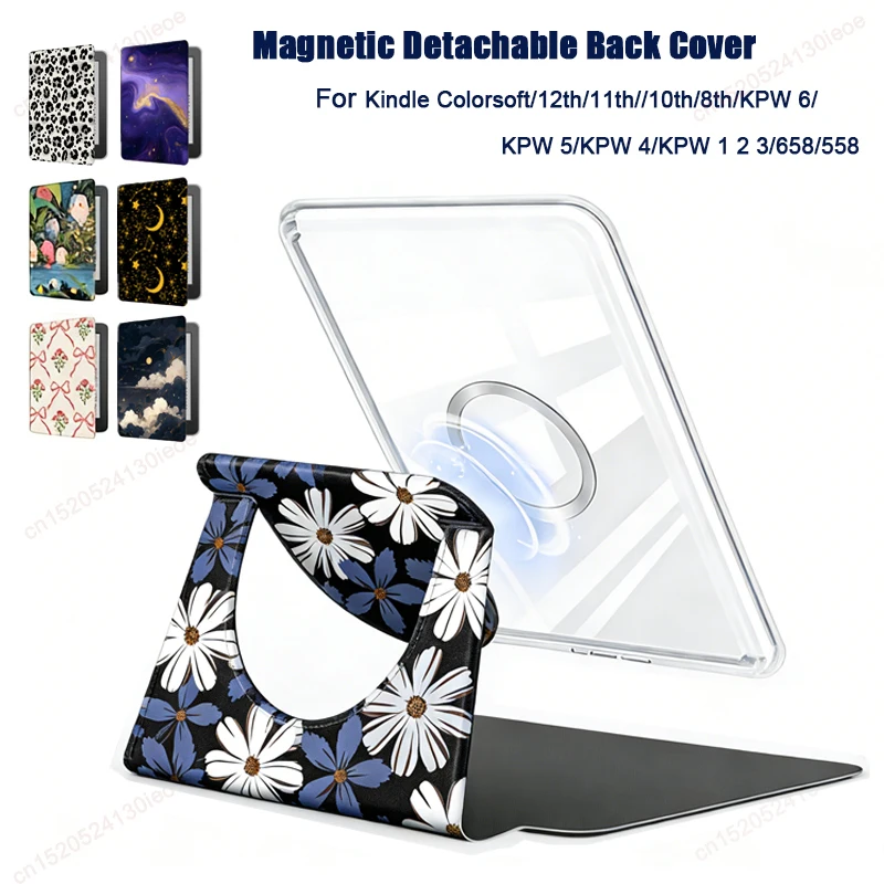 Funda desmontable magnética para Kindle Paperwhite 5 11. a generación 2021, funda protectora para libros electrónicos M2L3EK M2L4EK de 6,8 pulgadas