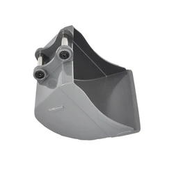 Cazo metálico Double E EC160E sin dientes para excavadora RC 1:14