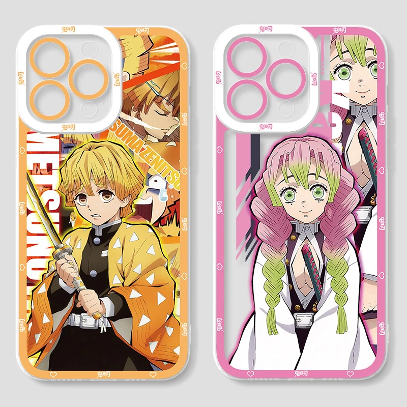 Funda de Anime Demon Slayer para Samsung Galaxy A73 A51 A71 A04 A04S A04E A14 A34 A54 A13 A23 A33 A53 A12 A22 5G funda de silicona suave - imagen 2