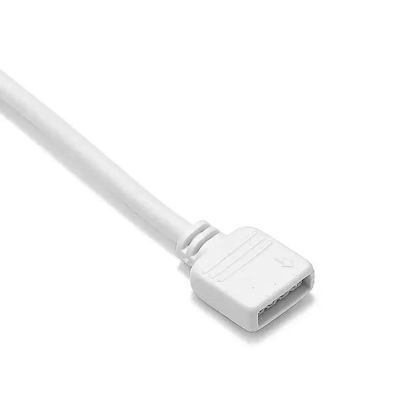Cable conector LED RGB de 4 núcleos, conector hembra de extensión de potencia, cables eléctricos de 30cm para tira de luces LED RGB 5050 3528 - imagen 2