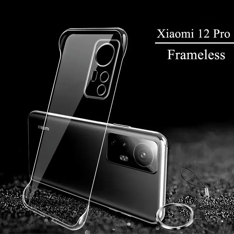 Para Xiaomi 12 Pro HD funda de teléfono transparente sin marco para Mi 13 Mix4 11 Lite 10S 10T Pro 14 cubierta dura ultrafina sin bordes para PC