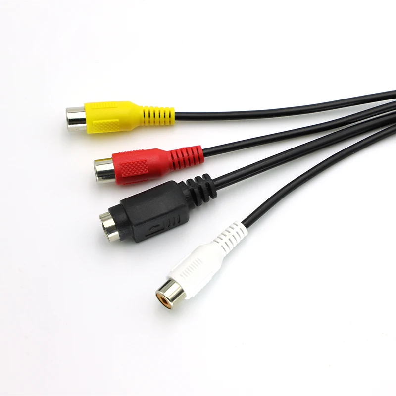 1 Uds VGA SVGA a S Video 3 RCA convertidor AV TV Cable adaptador RCA conector hembra Cable de vídeo para ordenador portátil PC Monitor HDTV - imagen 5