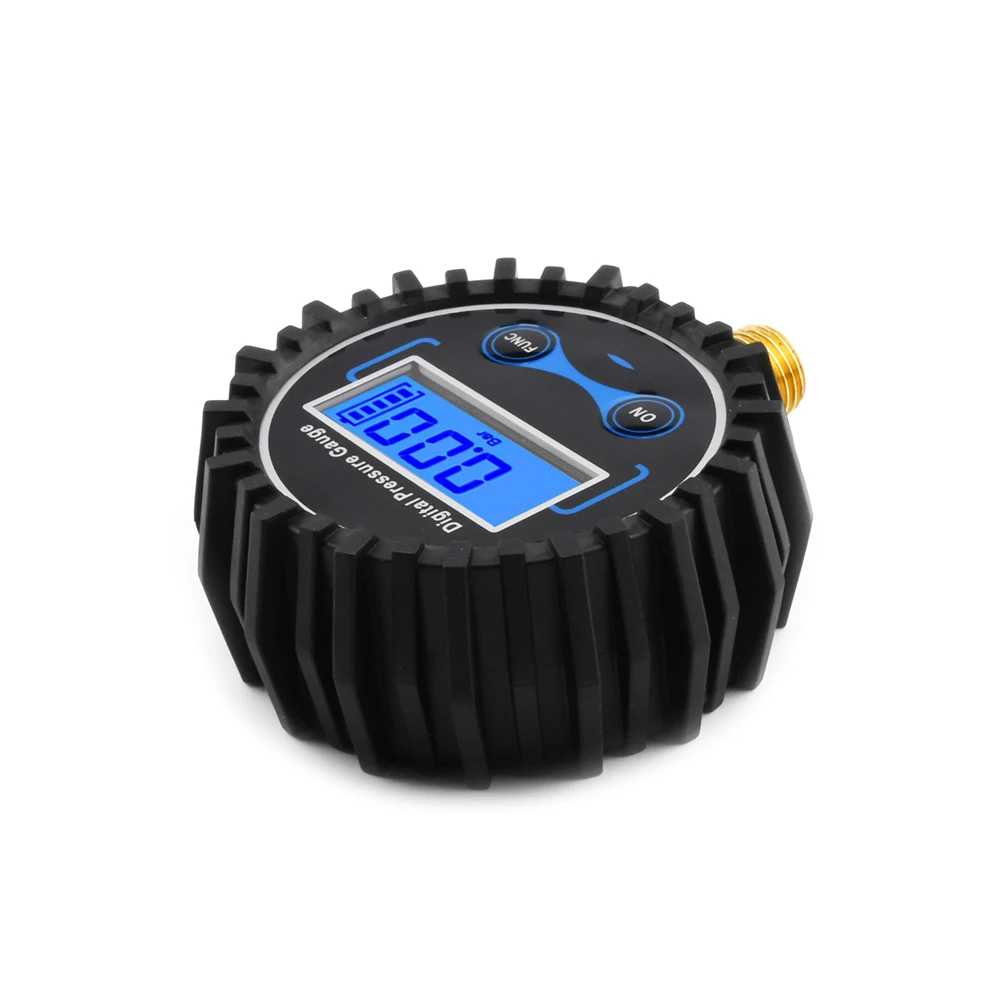 Medidor de presión de neumáticos Digital de 1/4 y 200 PSI, retroiluminación LCD, medidor de presión de neumáticos Digital LED para probador de presión de coche - imagen 3