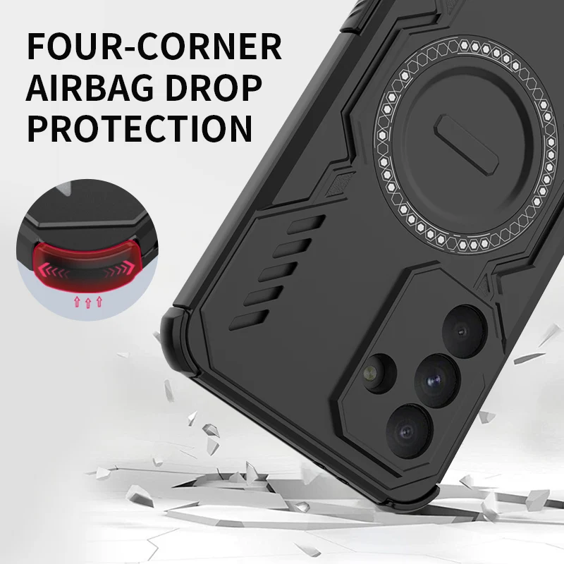 Funda protectora de lente con disipación de calor para Samsung Galaxy A17 A07 A56 A36 A26 A16 5G, Funda magnética de carga inalámbrica - imagen 3