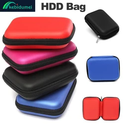 Funda disco duro HDD, estuche portátil con cremallera antigolpes