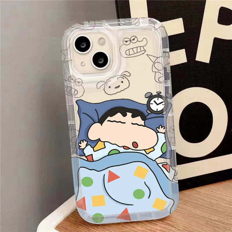 Funda de animación C-Crayon S-ShinChan para Samsung Galaxy A05 A05S A53 A34 A24 A14 A13 A23 A33 A73 A32 A52 A52S A72 funda trasera suave - imagen 4
