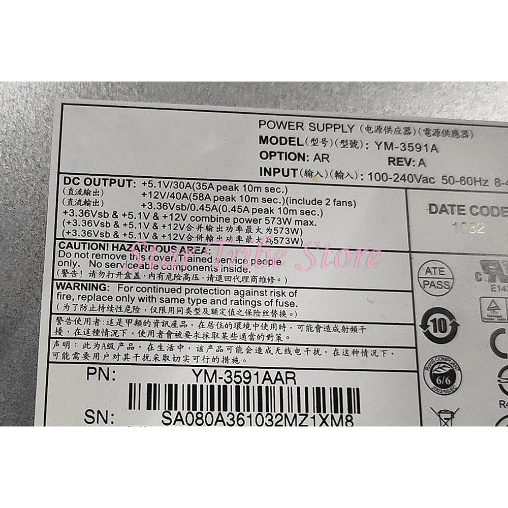 YM-7421B AP-1421-1BA1R2 420W para fuente de alimentación WX4400 3CWX4400RPSA - imagen 4