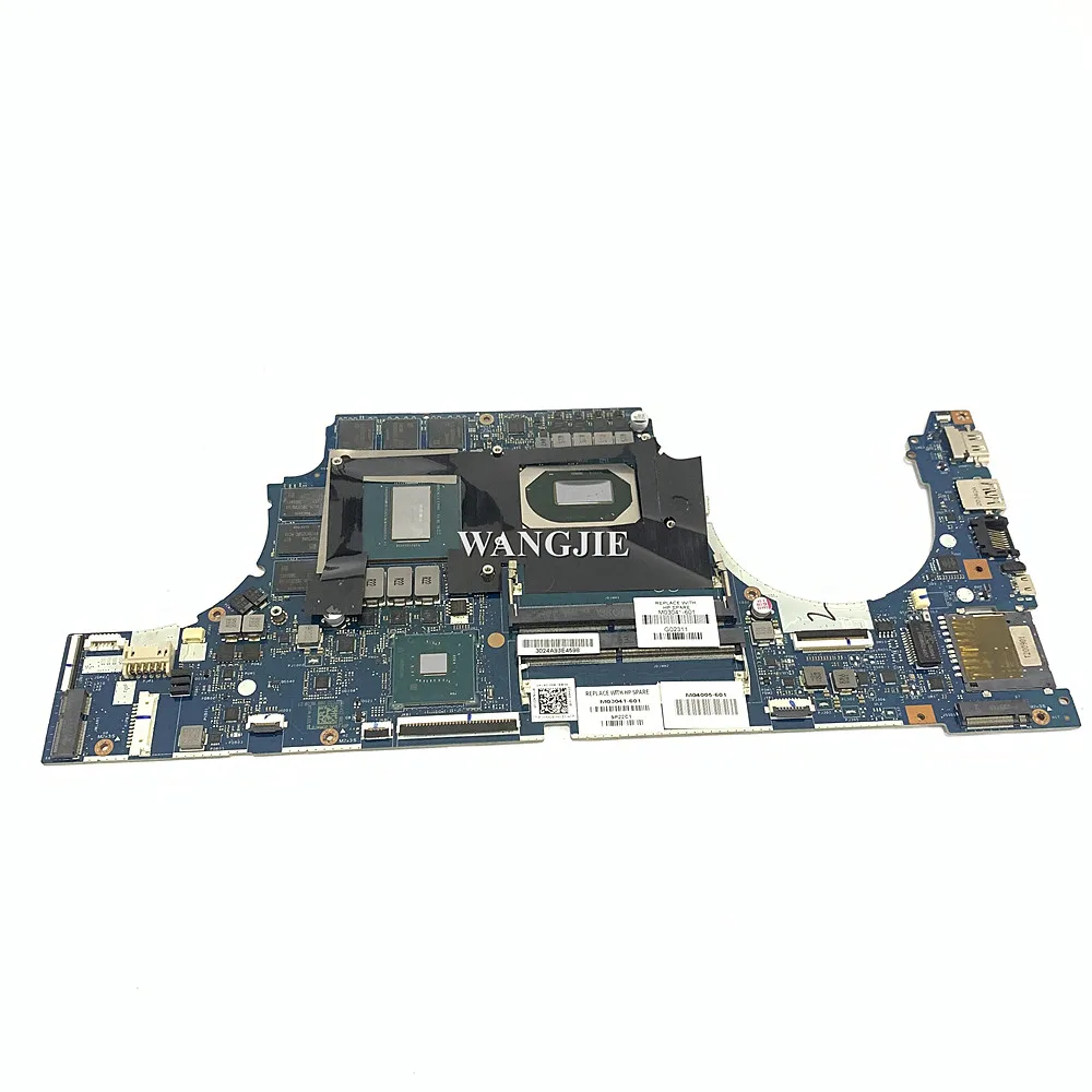 Para HP PAVILION GAMING 15-DK1020CA 15-DK placa base para ordenador portátil GPC52 LA-J642P M03041-601 M03034-601 SRH8Q I7-10750H 100% en funcionamiento - imagen 3