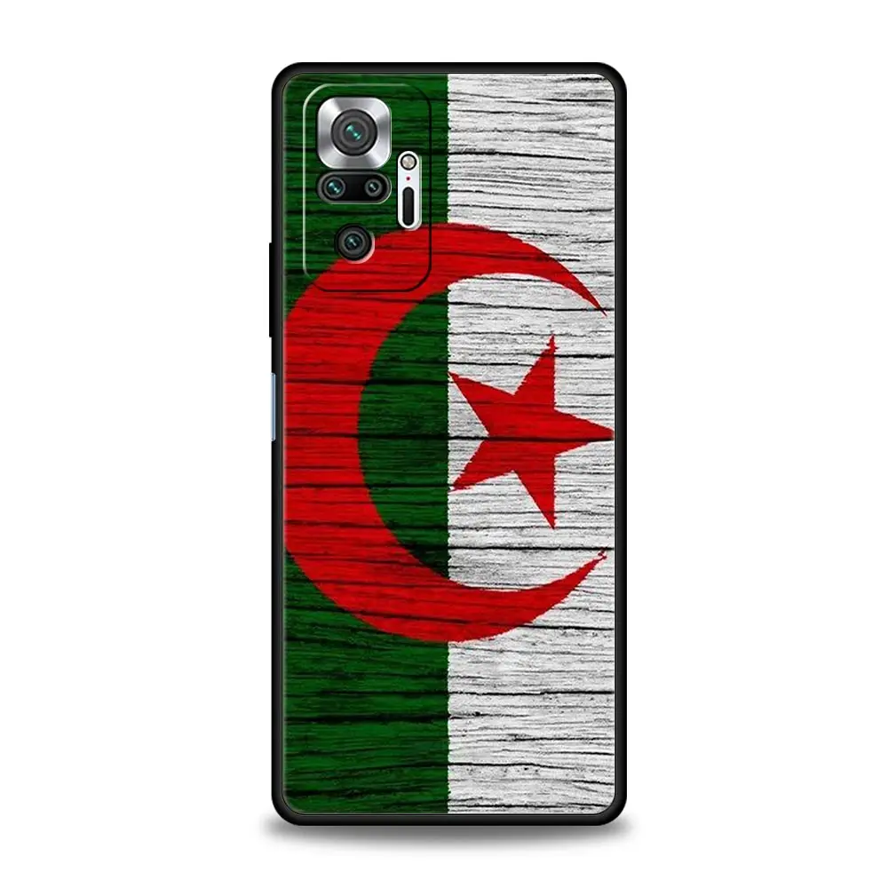 Funda de teléfono con pasaporte de Argelia para Xiaomi Redmi Note 14 13 12 5G 11 10 Pro Plus 4G 9S 9 14C 13C 12C 10C 9C 9A, funda suave de TPU - imagen 3