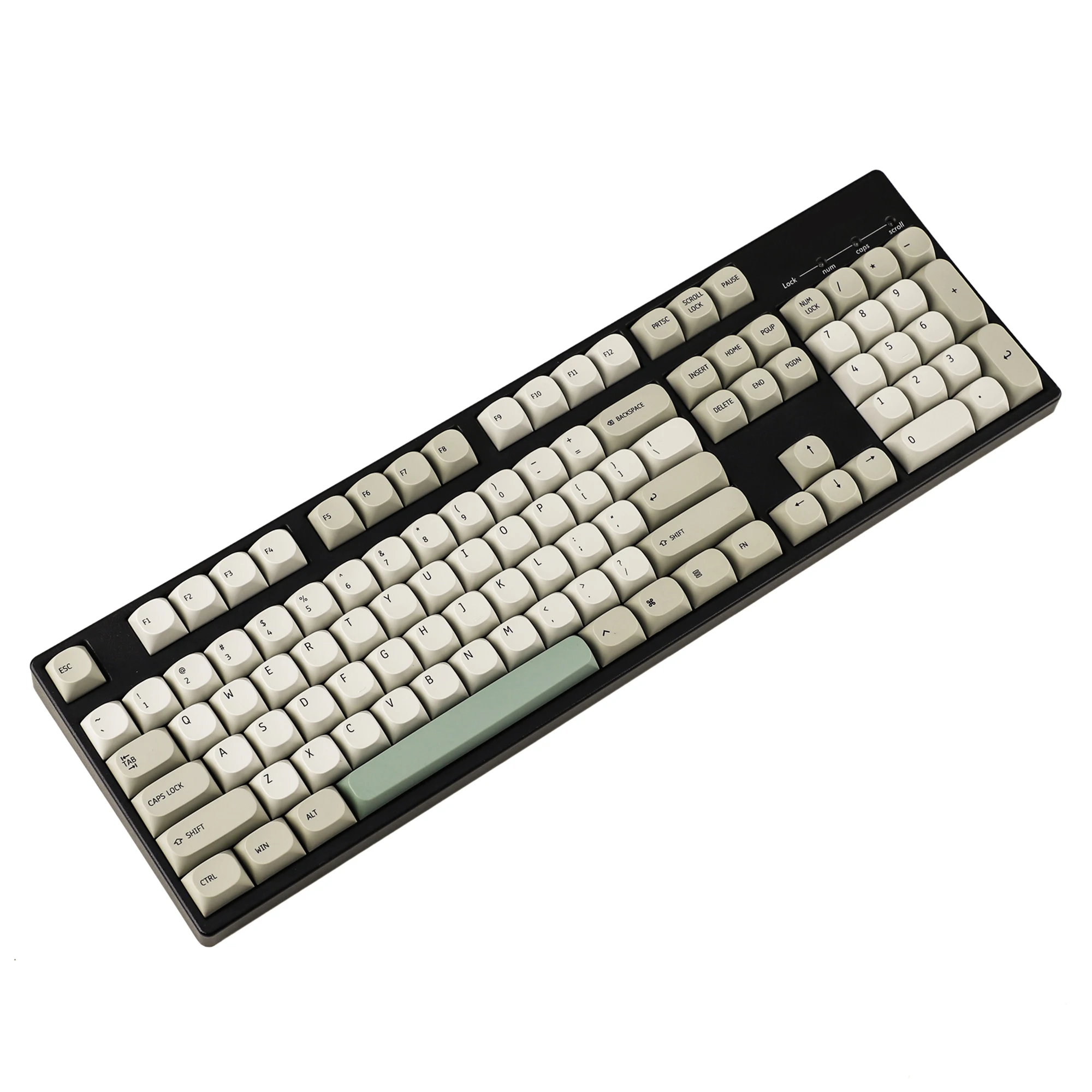 Tapa de tecla Retro PBT para teclado mecánico MX Filco 125 TKL 61 KBD75 Kira96 YMD96 GK64 Tada68 ID80, 9009 MA Dye Sub 104