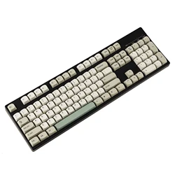 Teclas PBT retro para teclado mecánico, estilo 9009