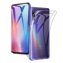 Xiaomi Mi 9 SE: Funda Transparente Ultrafina TPU Antihuellas