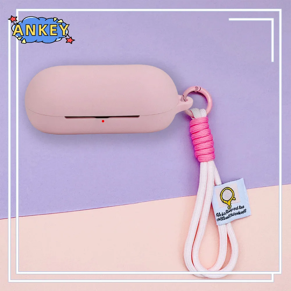 Funda para Sony WF-C700N WF-C510 WF-C500 cordón protector de nailon cubierta suave conchas manga accesorios de correa de cuerda de mano - imagen 5