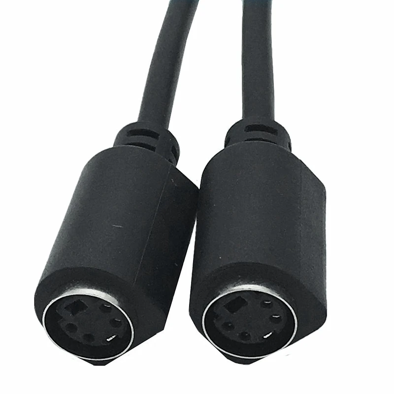 0,3 m Y S-Video 2 hembra a macho 1/2 Cable de terminal S Mini DIN Cable de vídeo de 4 pines Cable de conexión AV de TV - imagen 3