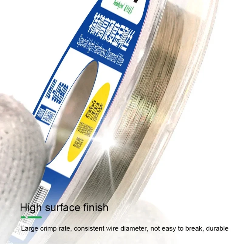 RELIFE-cable de diamante para reparación de teléfonos móviles, herramienta de separación de pantalla LCD, RL-059, 0,03/0,05/0,08 MM - imagen 5