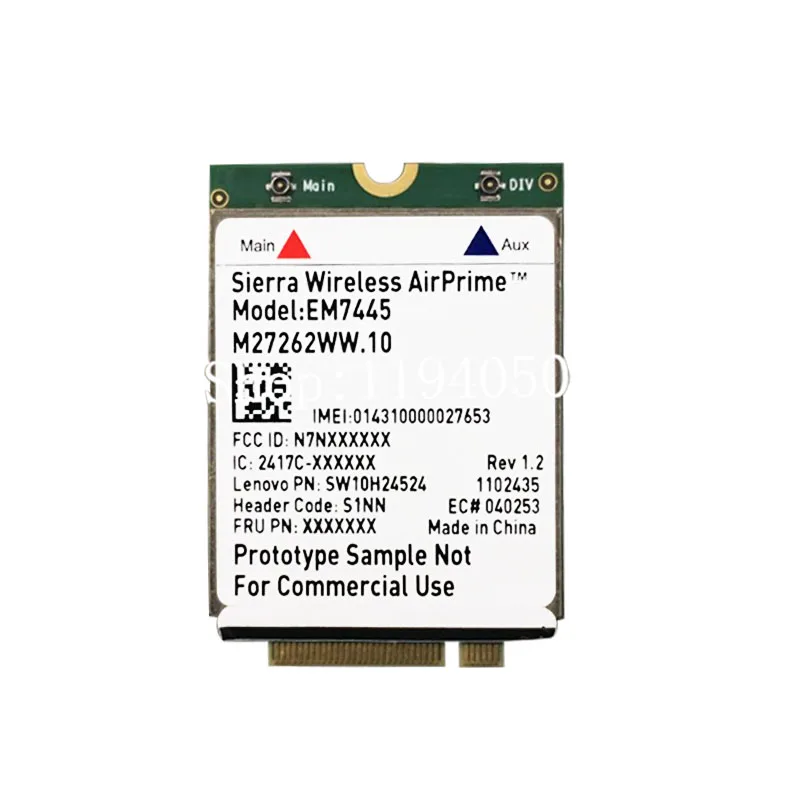 Para P50 P70 3G/4G Unicom Telecom Dual 4G EM7445 tarjeta de módulo incorporado - imagen 2