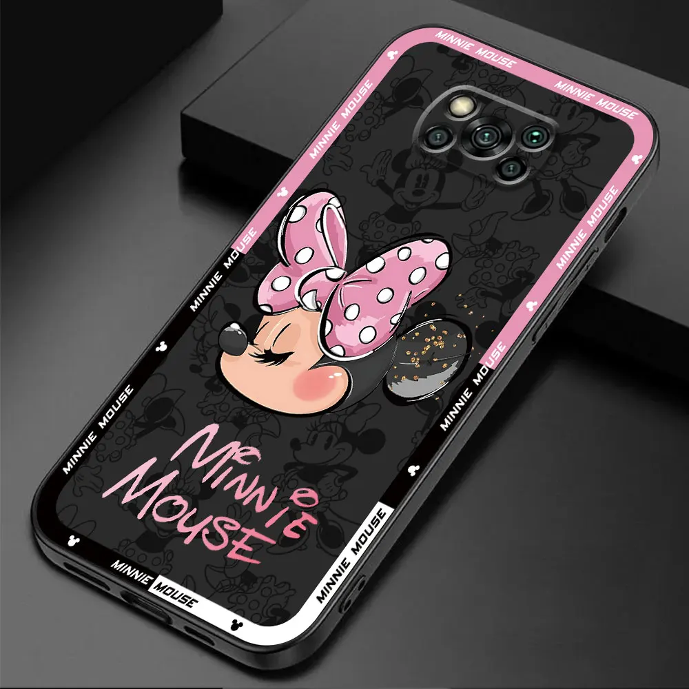 Funda de teléfono para Xiaomi Poco X3 NFC, F1, F5, M5, M4 Pro, 5G, X4 Pro, 5G, C40, C50, C51, M3, X4, GT, Disney, Mickey, Minnie Mouse - imagen 3
