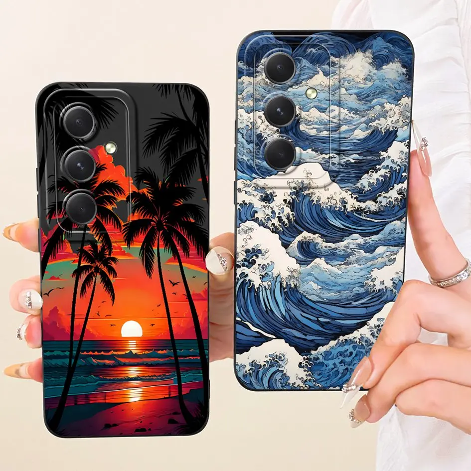 Para Samsung Galaxy A54 5G funda SM-A546B creativa gato conejo dibujos animados funda protectora de silicona suave para Samsung A14 A24 A34 fundas - imagen 4