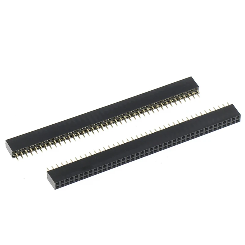 5 uds 1,27mm/2,0mm/2,54mm cabezal de Pin 1*40P 1*50P 2*40P 2*50P cabezal de Pin rompible PCB JST tira de conector para Arduino DIY Kit - imagen 5