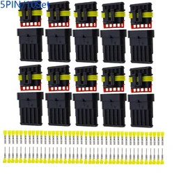 Conector impermeable coche enchufe macho-hembra para cableado