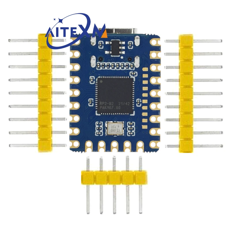 RP2040-Zero RP2040 para microcontrolador Raspberry Pi PICO, Módulo de placa de desarrollo, doble núcleo Cortex M0 + procesador 2MB Flash - imagen 2