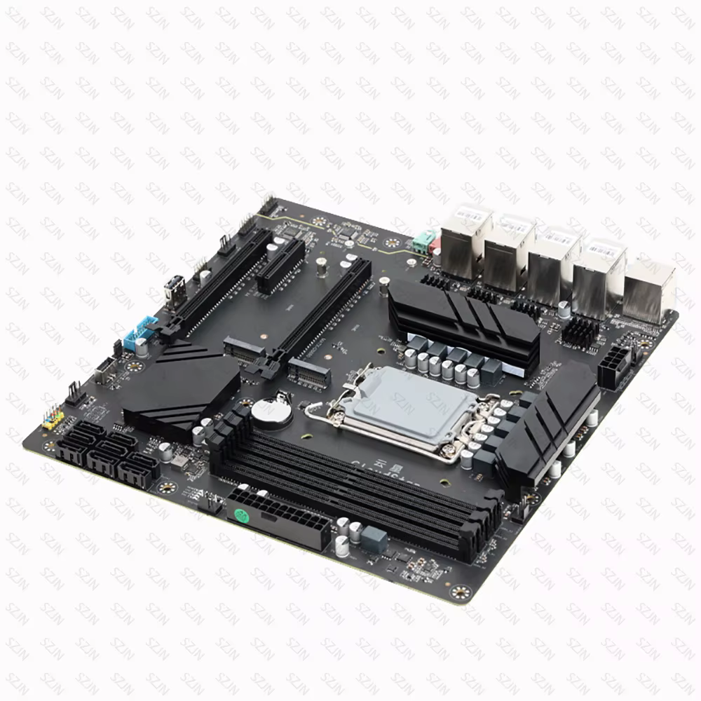Placa base Z690 NAS Bulid, bajo consumo de energía, compatible con procesador intel M.2 NVME 8, formato nativo SATA AV1, decodificación dura - imagen 2