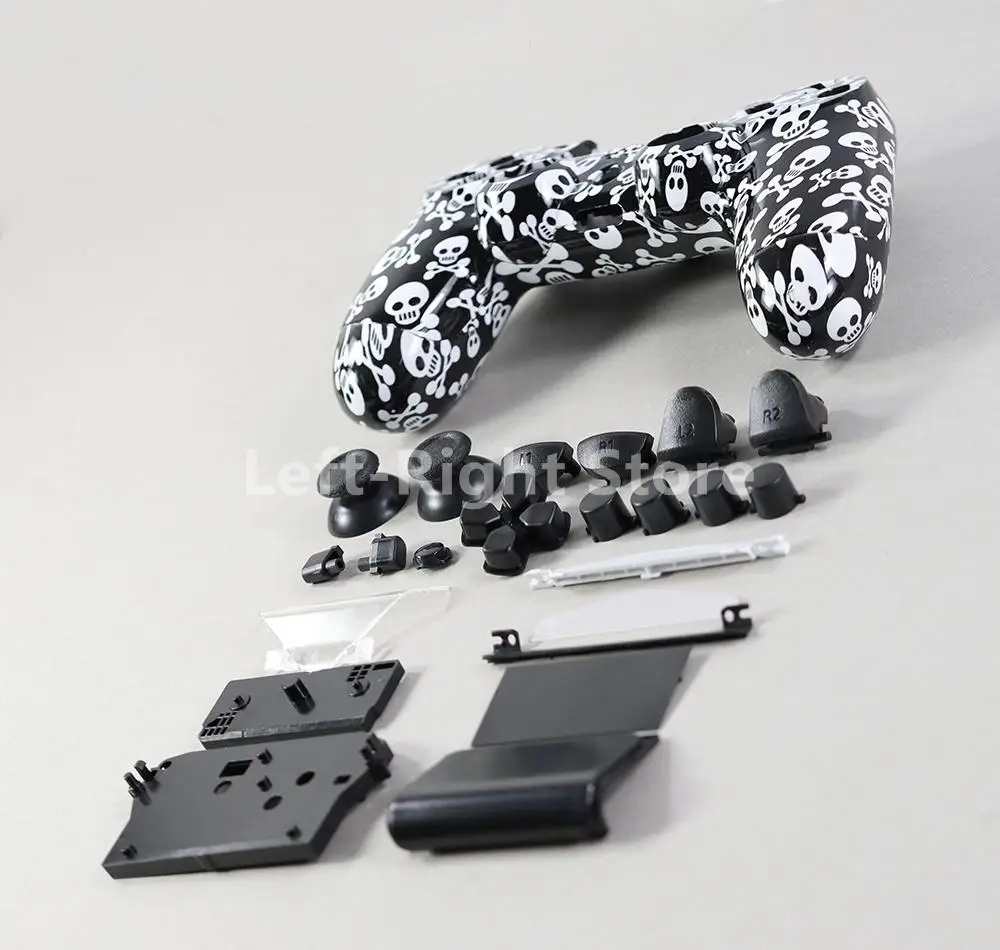 1 Juego de carcasa completa de repuesto y botón Mod Kit para PS4 JDS-001 funda protectora para mando jds 001 JDM 011 para cubierta de carcasa de PS4 - imagen 4
