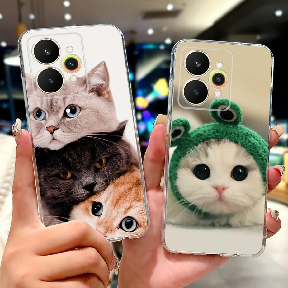 Para Realme 15 funda Realme15 Pro RMX5101 funda pintada de lujo a la moda funda de teléfono delgada suave para Realme 15 Pro 5G cubierta trasera parachoques - imagen 2