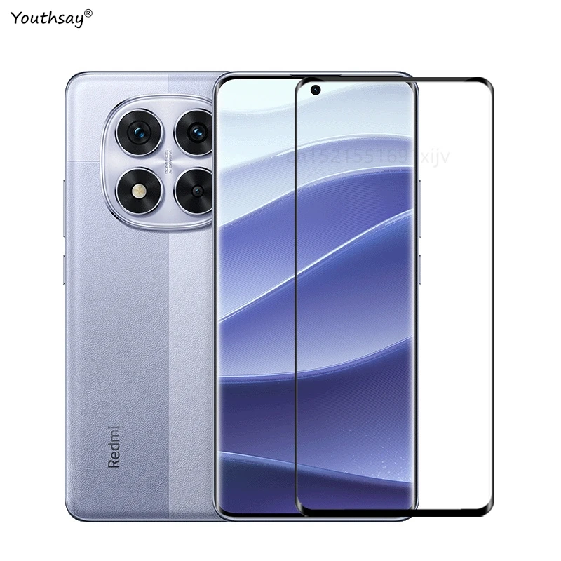 Protector de pantalla para Xiaomi Redmi Note 14 Pro 5G, cristal templado 3D, película protectora para lente de cámara de teléfono, 6 en 1 - imagen 3