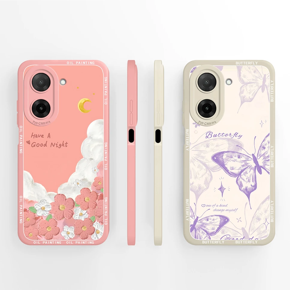 Para Redmi A5 A4 funda de teléfono encantador patrón de garra de gato cubierta trasera de silicona líquida suave para RedmiA 5 A 4 carcasa anticaída de alta calidad - imagen 5