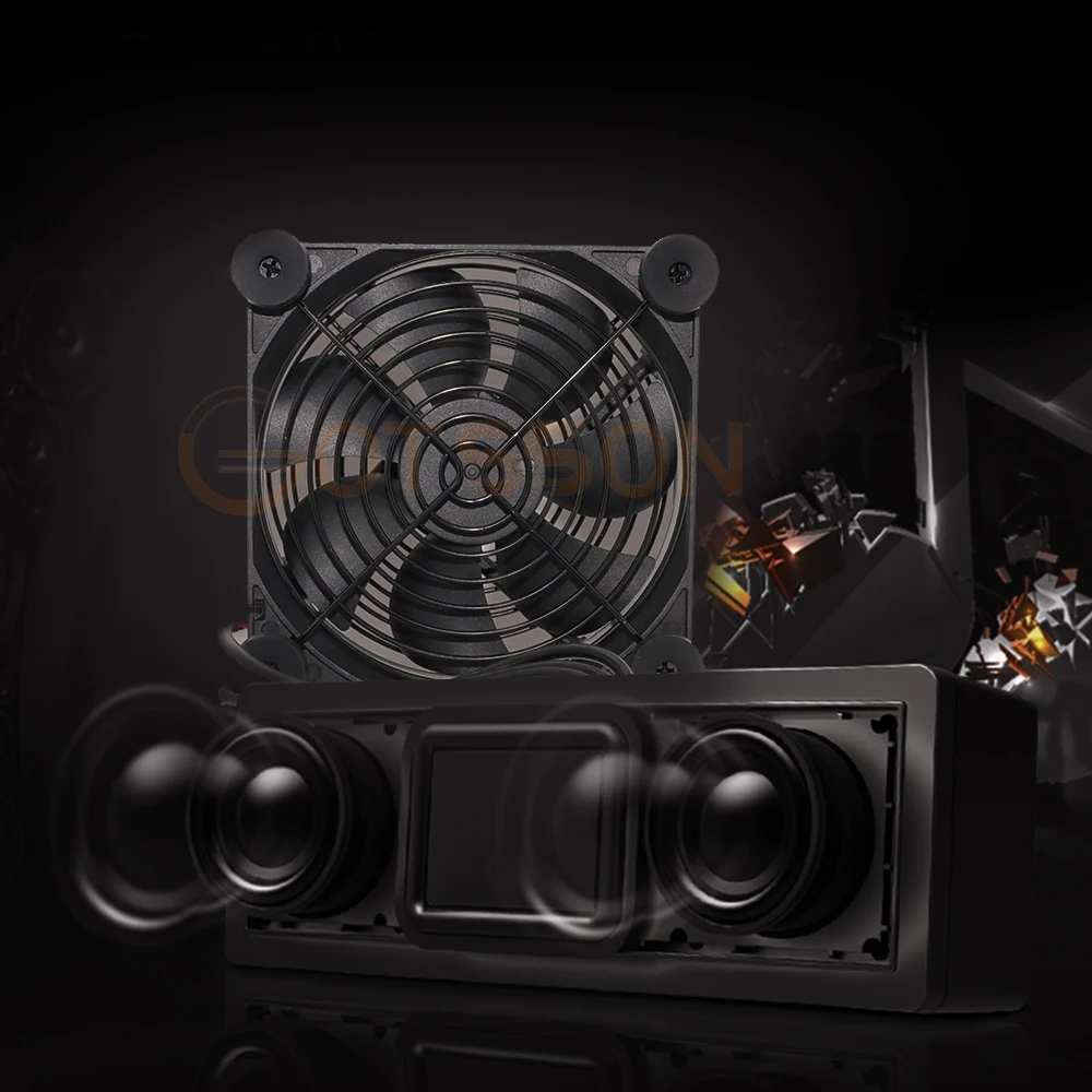 Ventilador USB de 120 mm para receptor DVR Playstation Xbox Refrigeración del gabinete de computadora - imagen 4