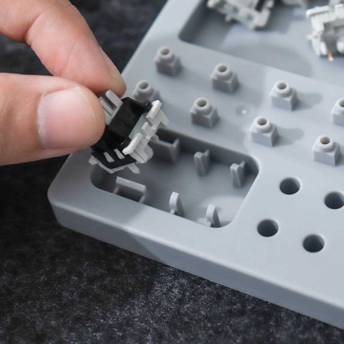 Interruptores de teclado, interruptores de estación de lubricante, interruptor de placa lubricante, interruptor de banco de trabajo, plataforma de lubricante, almohadilla de prueba - imagen 5