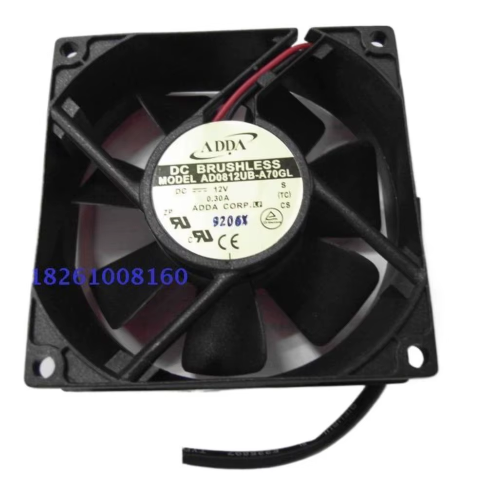 Ventilador ADDA 8025 80mm 12V CC