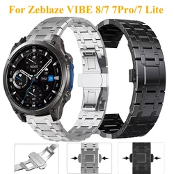 Correa acero inoxidable Zeblaze VIBE 8 – Metal antidesgaste