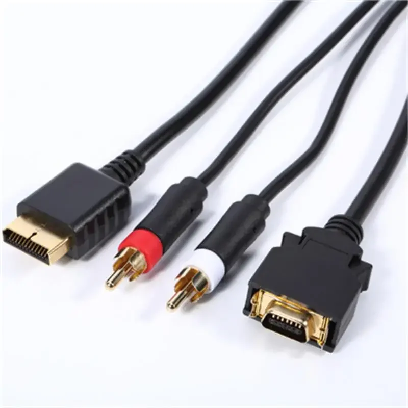 Cable de alta calidad para SEGA Dreamcast DC Definition Audio Video Cable RCA Adaptador de sonido HD PAL NTSC VGA Box Cable - imagen 5