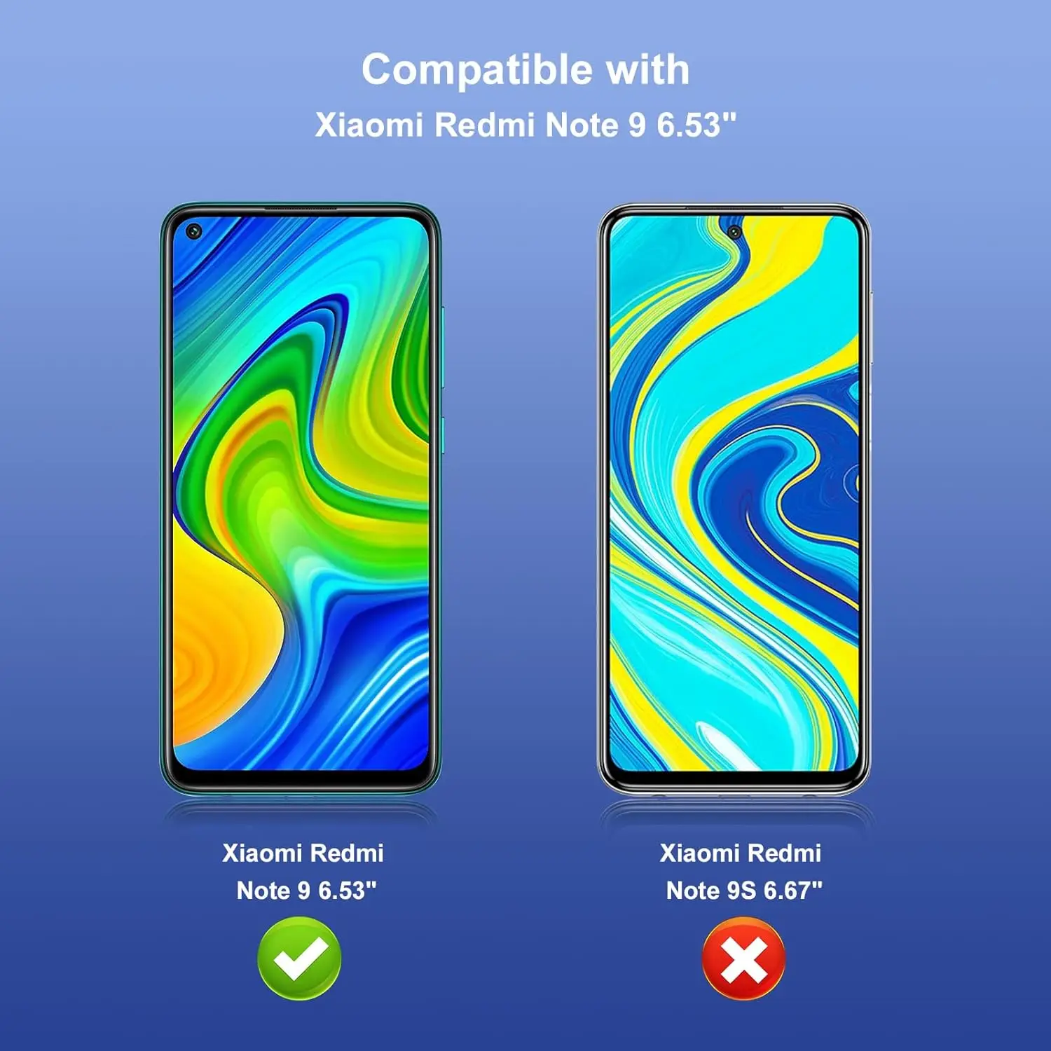 2 uds 9H vidrio templado de privacidad para Redmi Note 9 5G película protectora de pantalla antiespía - imagen 4