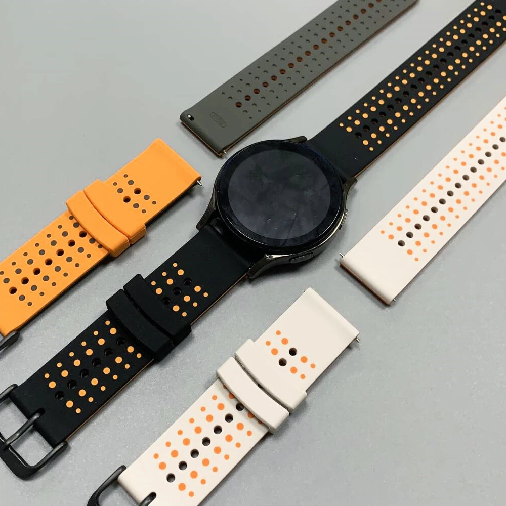 Correa de silicona de 22mm para Huawei Watch GT 6/5 Pro, bandas deportivas transpirables de 46mm para Huawei Watch 5/GT 6 5 4 3 46mm, pulsera de repuesto - imagen 5