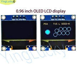 Pantalla Oled de 0,96 pulgadas 1306 para retardo cero Raspberry Pi Pico Arcade codificador USB SSD con pantalla serie IIC I2C azul/amarillo