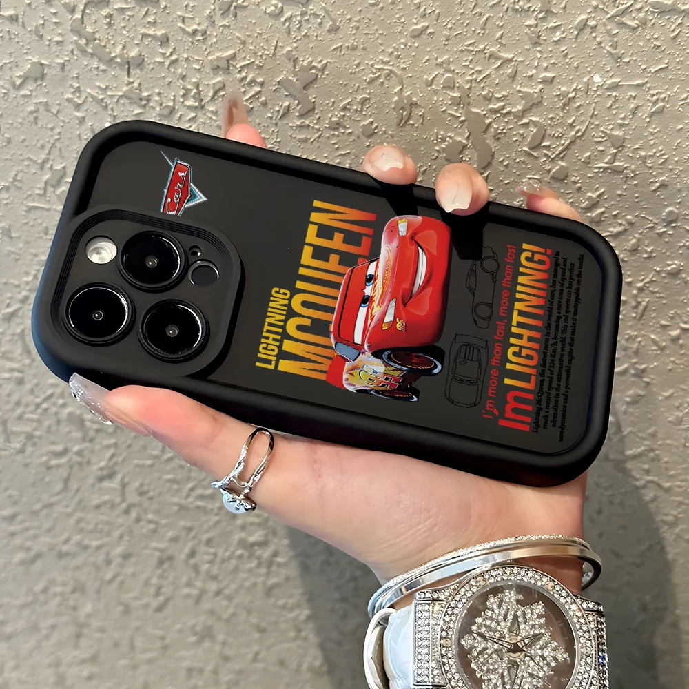 Cool Car Lightning McQueen funda de teléfono para Motorola Moto G85 G84 G75 G60 G54 G53 G52 G35 G34 G32 G30 E40 E32 E22 EDGE 60 5G - imagen 2