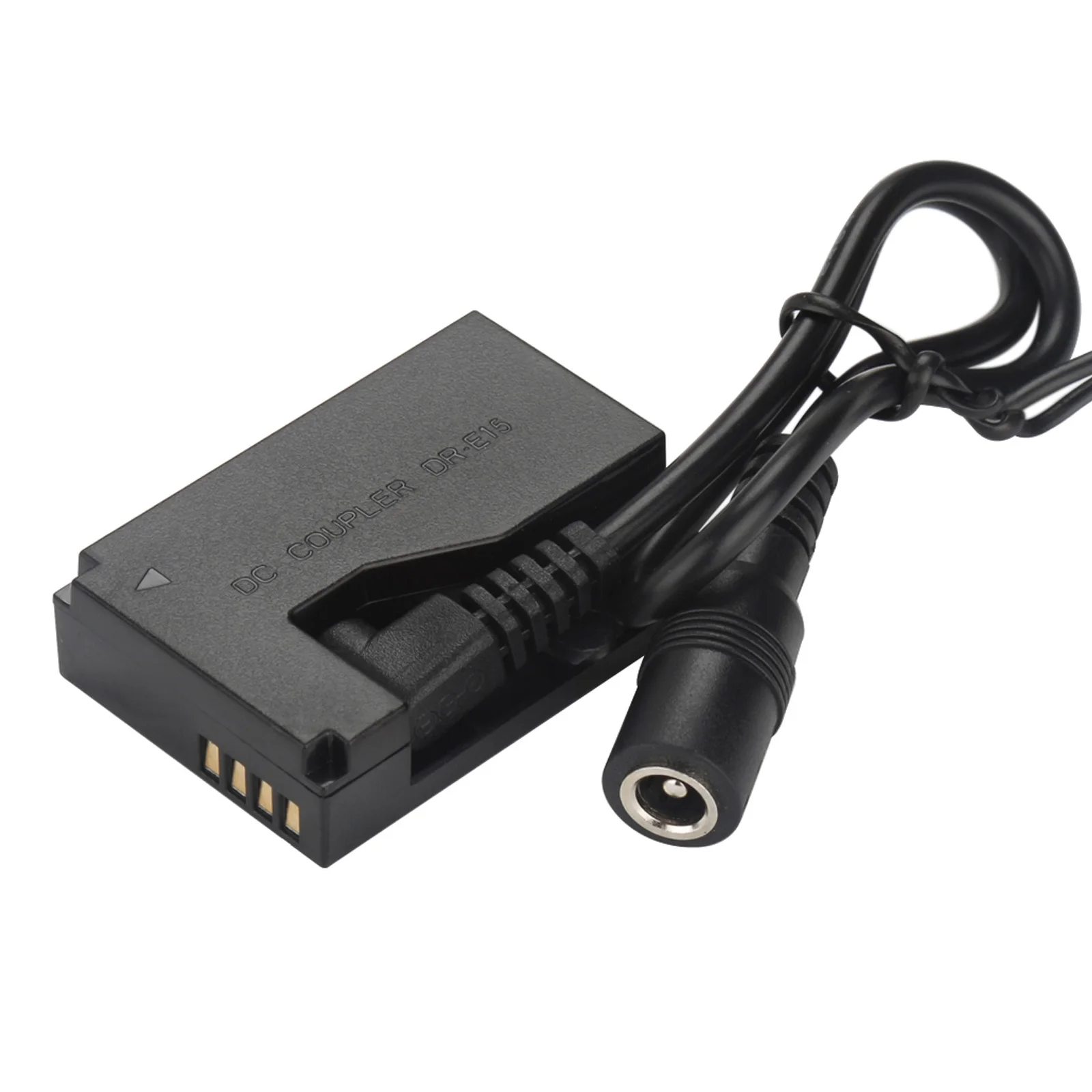 Acoplador de CC DR-E15 LP-E12 batería simulada ACK-E15 Kit adaptador de corriente alterna para Canon EOS 100D Rebel SL1 Kiss X7 PowerShot SX70 HS - imagen 3