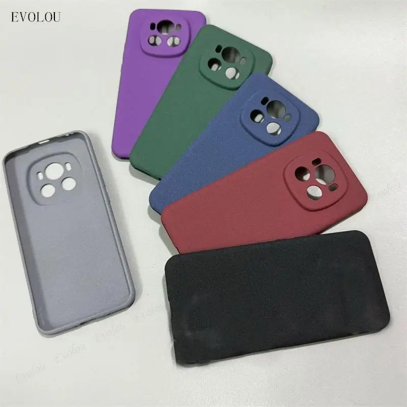 Para Honor Magic 6 Pro Magic6 Slim Sandstone silicona a prueba de golpes funda trasera suave para Honor Magic 6Pro mate TPU Protector parachoques - imagen 5