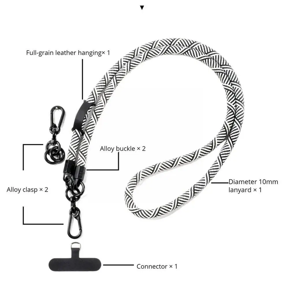 Funda de teléfono Universal antipérdida, correa de seguridad para escalada, ajustable, desmontable, L2N6 - imagen 4