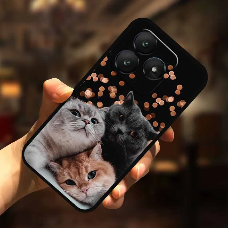 Funda de teléfono para Wiko T20, Funda trasera T 20, Funda de silicona suave con gato pintado encantador para Wiko T20, Funda de TPU a prueba de golpes para WikoT20 - imagen 5
