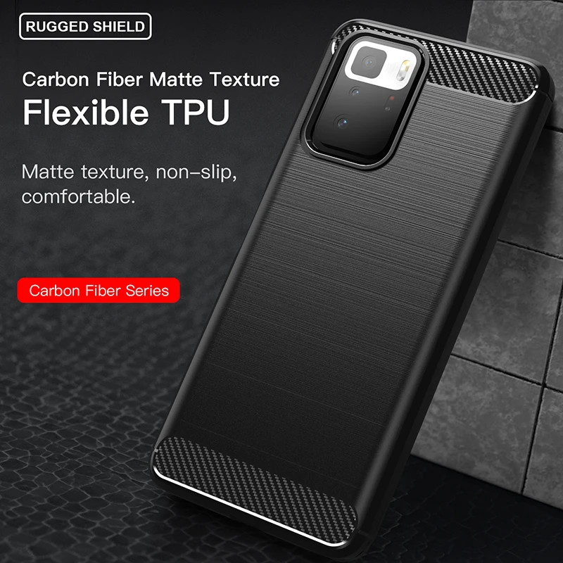 Funda de fibra de silicona suave para Xiaomi POCO X3 GT, cubierta de goma para Redmi Note 10 Pro Poco X3 GT M3 Pro F3 - imagen 3